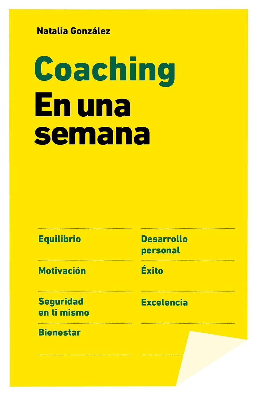 COACHING EN UNA SEMANA | 9788498754216 | NATALIA PALOMA GONZÁLEZ VILLAR | Llibreria Ombra | Llibreria online de Rubí, Barcelona | Comprar llibres en català i castellà online