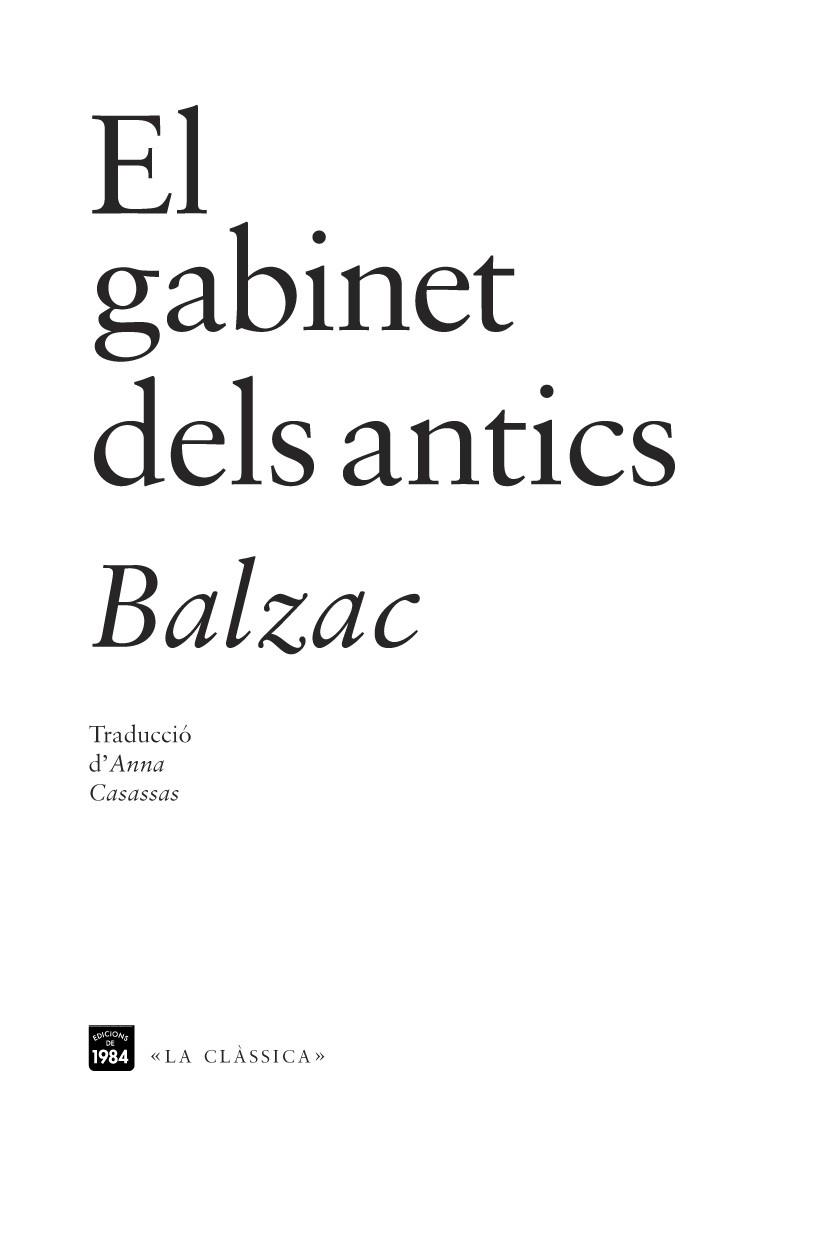 EL GABINET DELS ANTICS | 9788415835110 | DE BALZAC, HONORÉ | Llibreria Ombra | Llibreria online de Rubí, Barcelona | Comprar llibres en català i castellà online