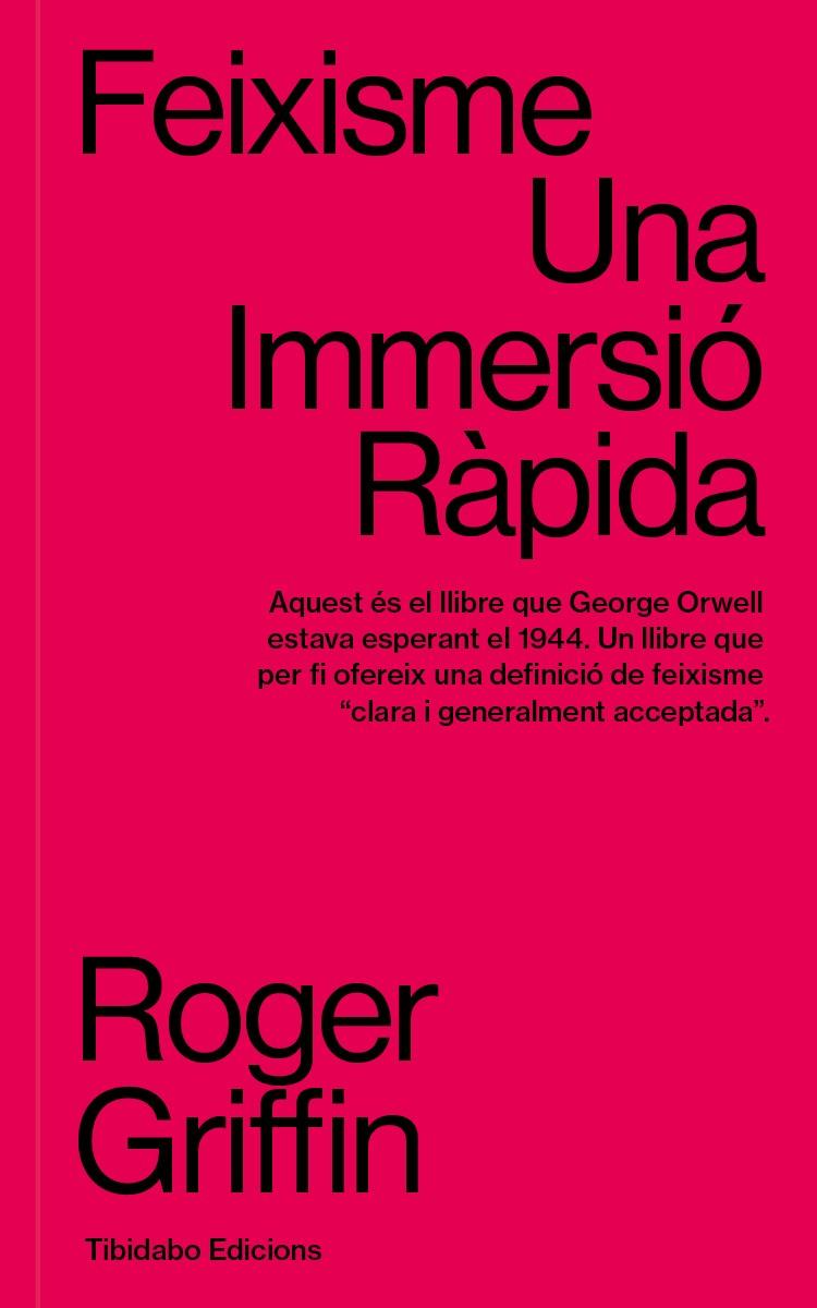 FEIXISME | 9788413479811 | GRIFFIN, ROGER | Llibreria Ombra | Llibreria online de Rubí, Barcelona | Comprar llibres en català i castellà online