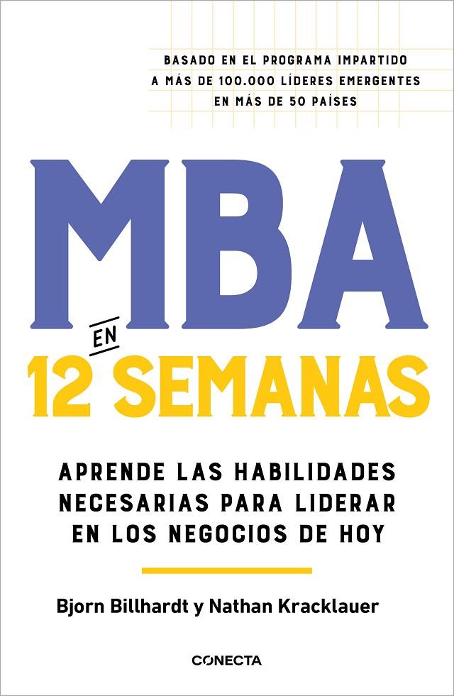 MBA EN 12 SEMANAS | 9788418053153 | BILLHARDT, BJORN/KRACKLAUER, NATHAN | Llibreria Ombra | Llibreria online de Rubí, Barcelona | Comprar llibres en català i castellà online