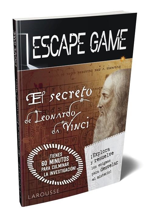 ESCAPE GAME. EL SECRETO DE LEONARDO DA VINCI | 9788417720568 | LAROUSSE EDITORIAL | Llibreria Ombra | Llibreria online de Rubí, Barcelona | Comprar llibres en català i castellà online