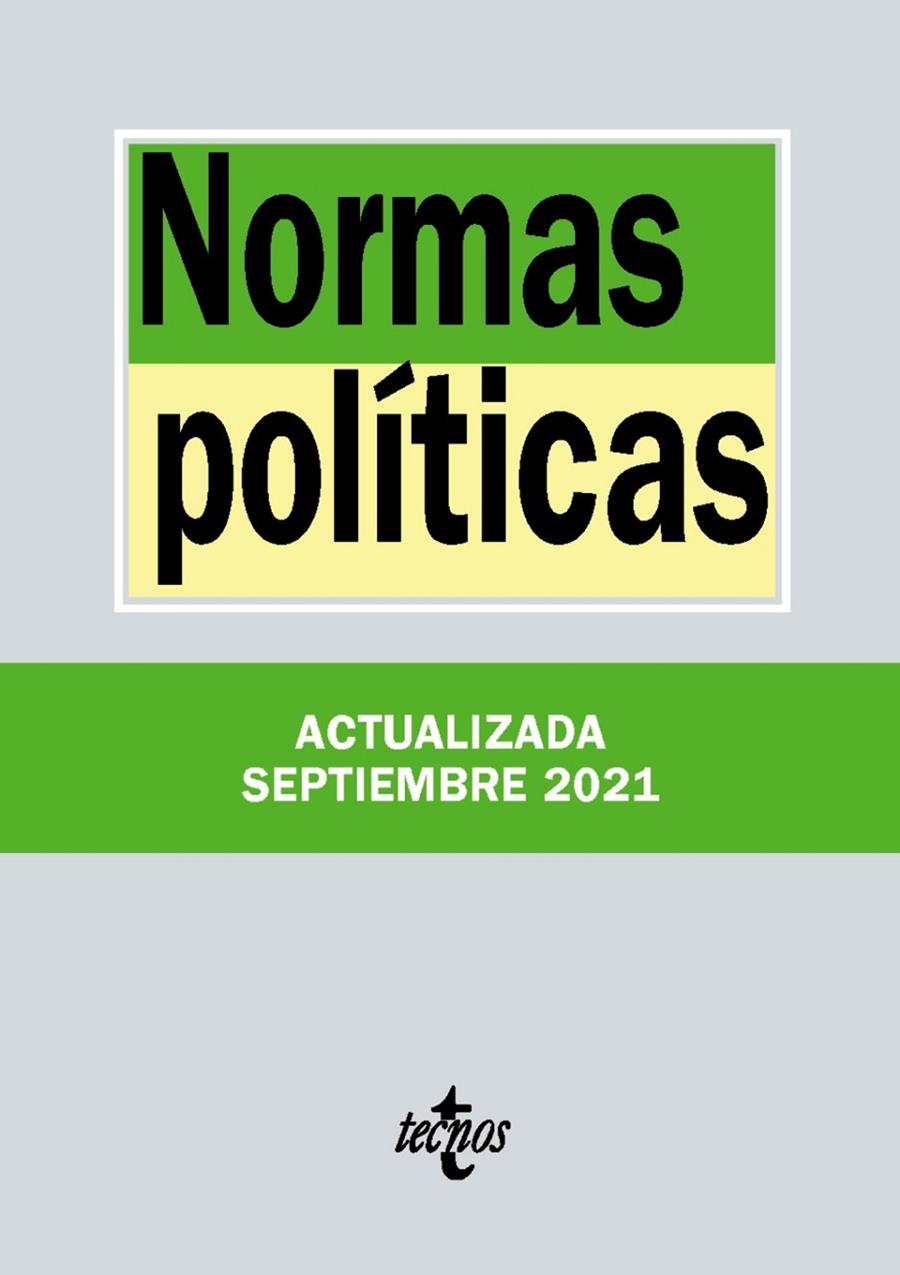 NORMAS POLÍTICAS | 9788430982714 | EDITORIAL TECNOS | Llibreria Ombra | Llibreria online de Rubí, Barcelona | Comprar llibres en català i castellà online