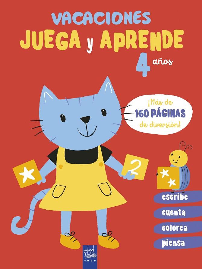 VACACIONES.4 AÑOS  JUEGA Y APRENDE. | 9788408206064 | YOYO | Llibreria Ombra | Llibreria online de Rubí, Barcelona | Comprar llibres en català i castellà online