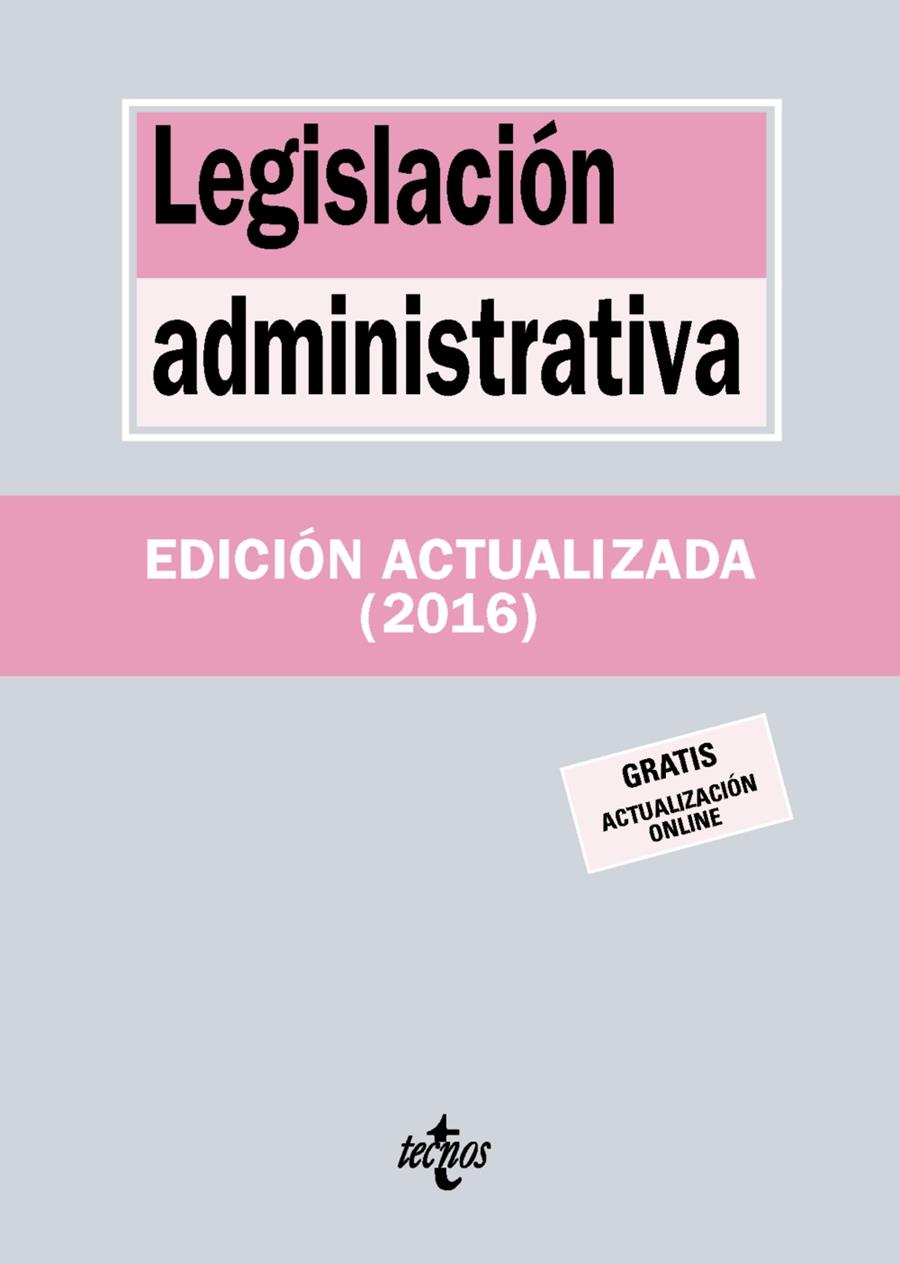 LEGISLACIÓN ADMINISTRATIVA | 9788430969999 | EDITORIAL TECNOS | Llibreria Ombra | Llibreria online de Rubí, Barcelona | Comprar llibres en català i castellà online