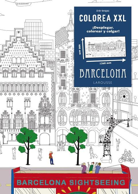 COLOREA XXL. BARCELONA | 9788416124695 | LAROUSSE EDITORIAL | Llibreria Ombra | Llibreria online de Rubí, Barcelona | Comprar llibres en català i castellà online