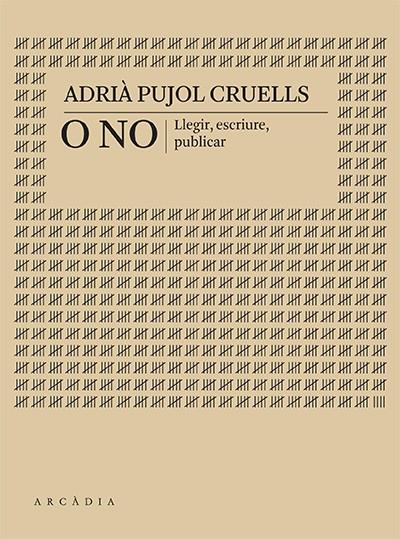 O NO | 9788412745733 | PUJOL CRUELLS, ADRIÀ | Llibreria Ombra | Llibreria online de Rubí, Barcelona | Comprar llibres en català i castellà online