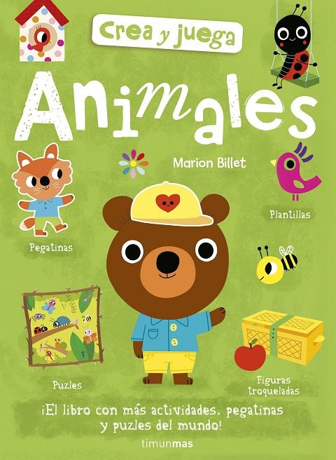 CREA Y JUEGA. ANIMALES | 9788408185451 | BILLET, MARION | Llibreria Ombra | Llibreria online de Rubí, Barcelona | Comprar llibres en català i castellà online