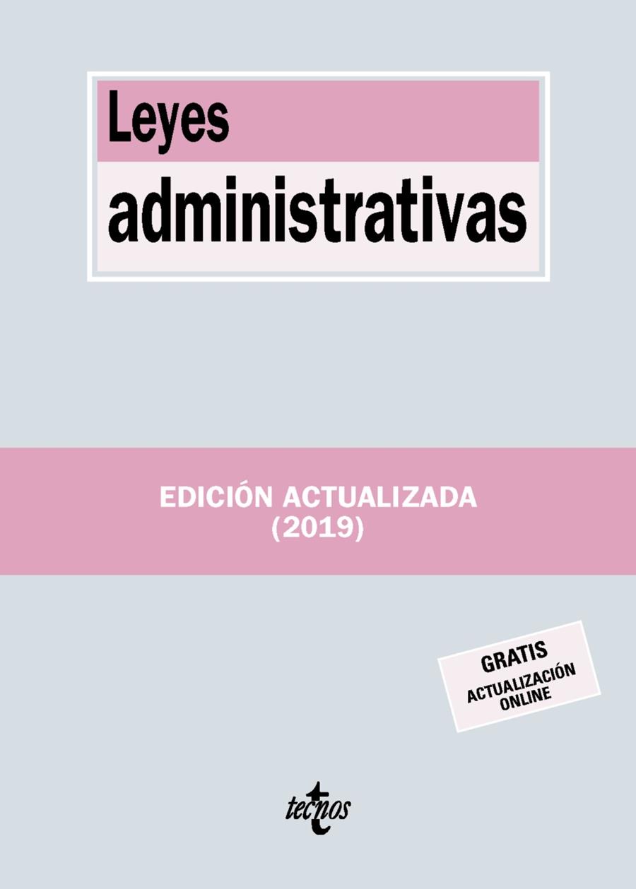 LEYES ADMINISTRATIVAS | 9788430977116 | EDITORIAL TECNOS | Llibreria Ombra | Llibreria online de Rubí, Barcelona | Comprar llibres en català i castellà online