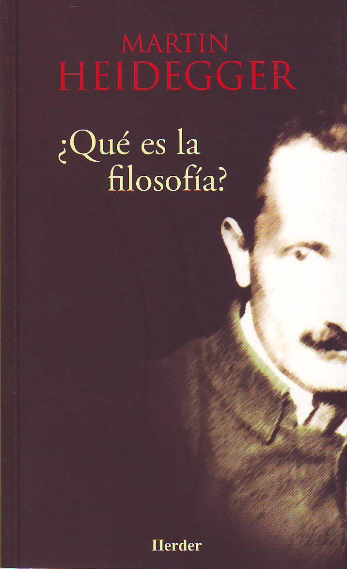 ¿QUÉ ES LA FILOSOFÍA? | 9788425423123 | HEIDEGGER, MARTIN | Llibreria Ombra | Llibreria online de Rubí, Barcelona | Comprar llibres en català i castellà online