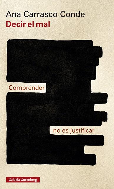 DECIR EL MAL | 9788418807190 | CARRASCO-CONDE, ANA | Llibreria Ombra | Llibreria online de Rubí, Barcelona | Comprar llibres en català i castellà online