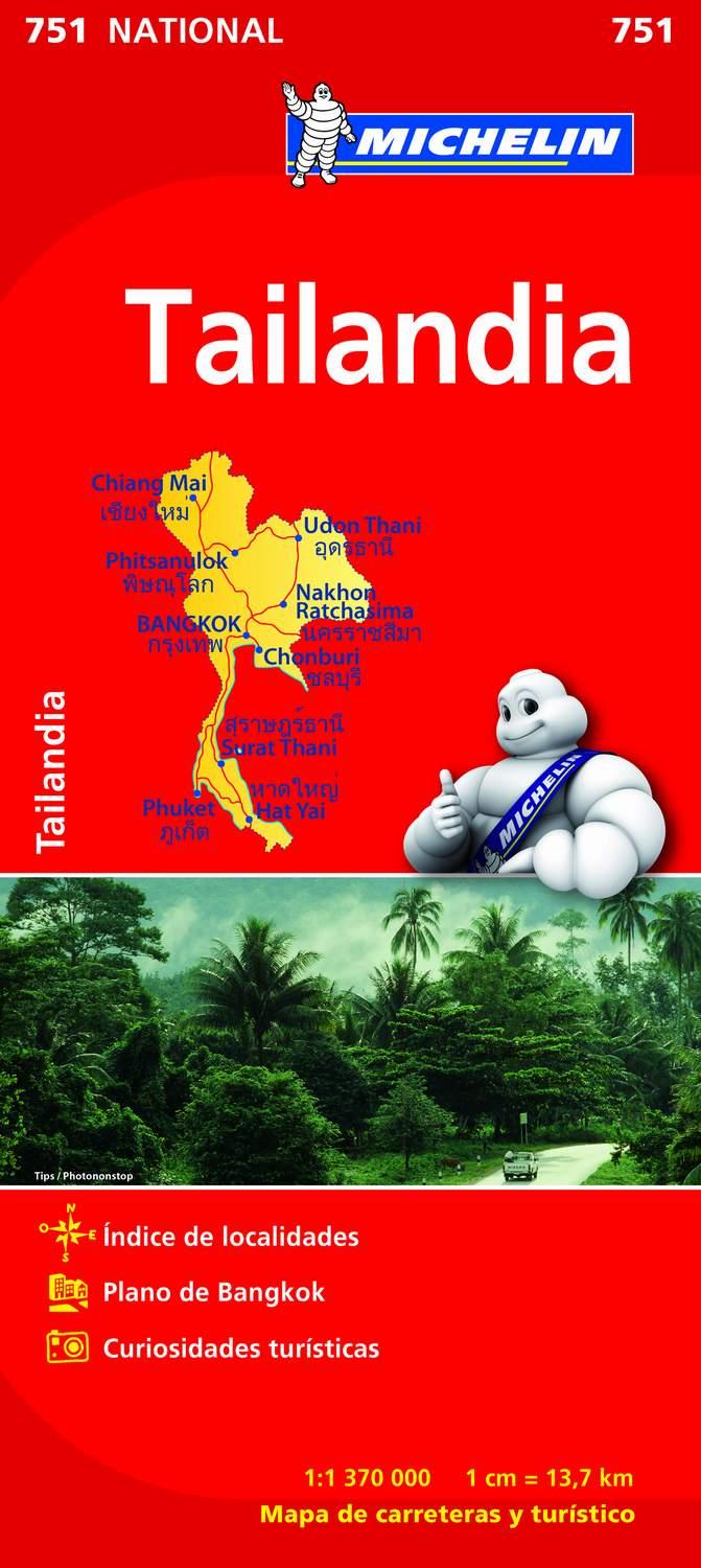 MAPA NATIONAL TAILANDIA | 9782067172692 | MICHELIN | Llibreria Ombra | Llibreria online de Rubí, Barcelona | Comprar llibres en català i castellà online