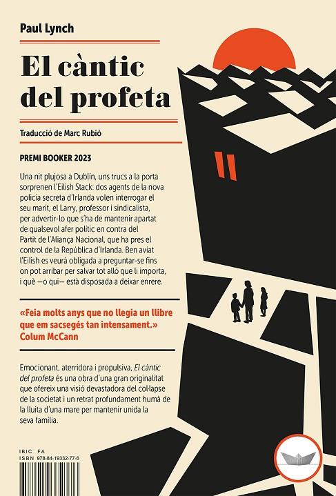 EL CÀNTIC DEL PROFETA | 9788419332776 | LYNCH, PAUL | Llibreria Ombra | Llibreria online de Rubí, Barcelona | Comprar llibres en català i castellà online