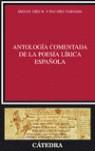 ANTOLOGÍA COMENTADA DE LA POESÍA LÍRICA ESPAÑOLA | 9788437622682 | DÍEZ TABOADA, Mª PAZ / DÍEZ, MIGUEL | Llibreria Ombra | Llibreria online de Rubí, Barcelona | Comprar llibres en català i castellà online