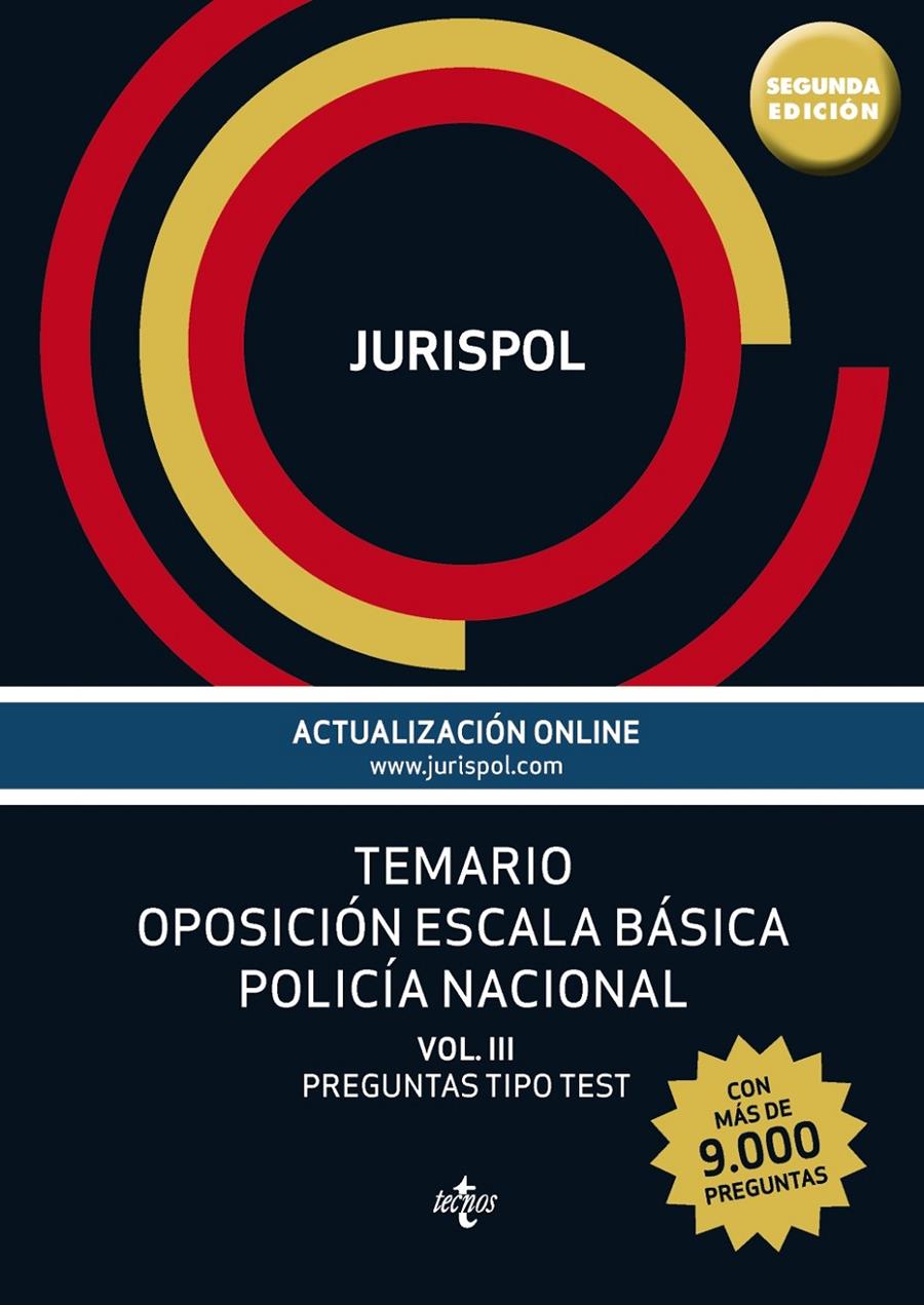 TEMARIO OPOSICIÓN ESCALA BÁSICA POLICÍA NACIONAL | 9788430965380 | JURISPOL | Llibreria Ombra | Llibreria online de Rubí, Barcelona | Comprar llibres en català i castellà online