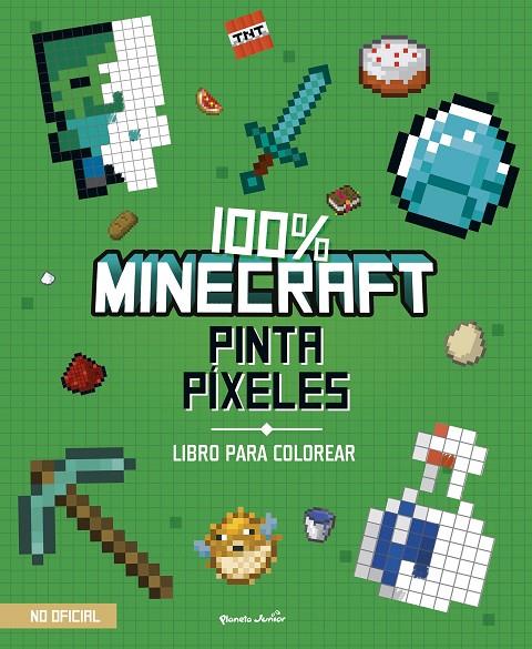 100% MINECRAFT. PINTA PÍXELES | 9788408271970 | AA. VV. | Llibreria Ombra | Llibreria online de Rubí, Barcelona | Comprar llibres en català i castellà online