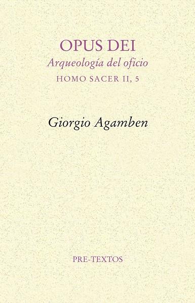 OPUS DEI | 9788415576365 | AGAMBEN, GIORGIO | Llibreria Ombra | Llibreria online de Rubí, Barcelona | Comprar llibres en català i castellà online