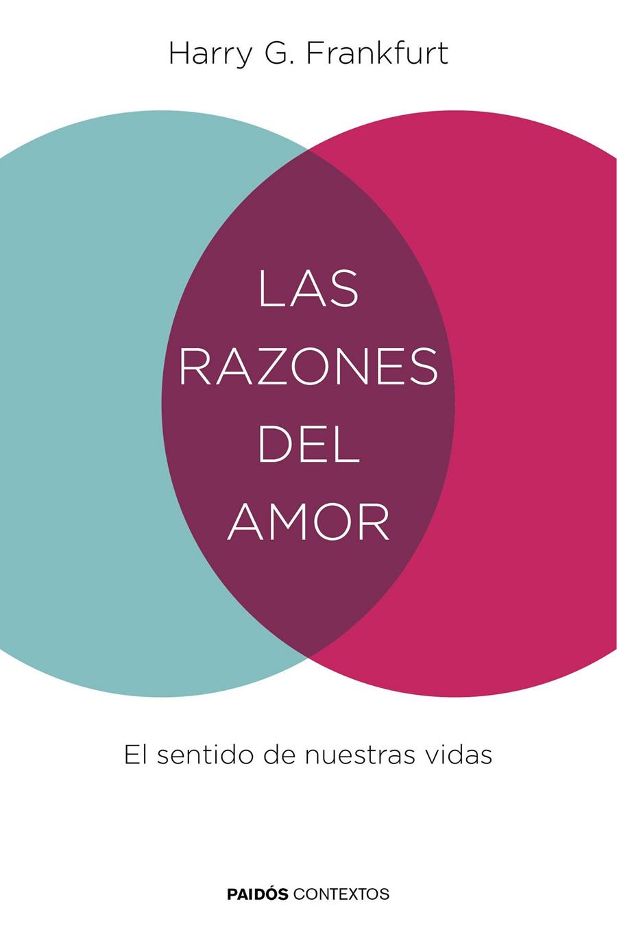 LAS RAZONES DEL AMOR | 9788449332074 | HARRY G. FRANKFURT | Llibreria Ombra | Llibreria online de Rubí, Barcelona | Comprar llibres en català i castellà online