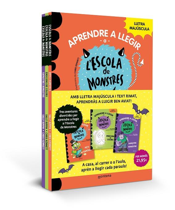 APRENDRE A LLEGIR A L'ESCOLA DE MONSTRES - PACK AMB ELS LLIBRES 7, 8 I 9 | 9788410298699 | RIPPIN, SALLY | Llibreria Ombra | Llibreria online de Rubí, Barcelona | Comprar llibres en català i castellà online