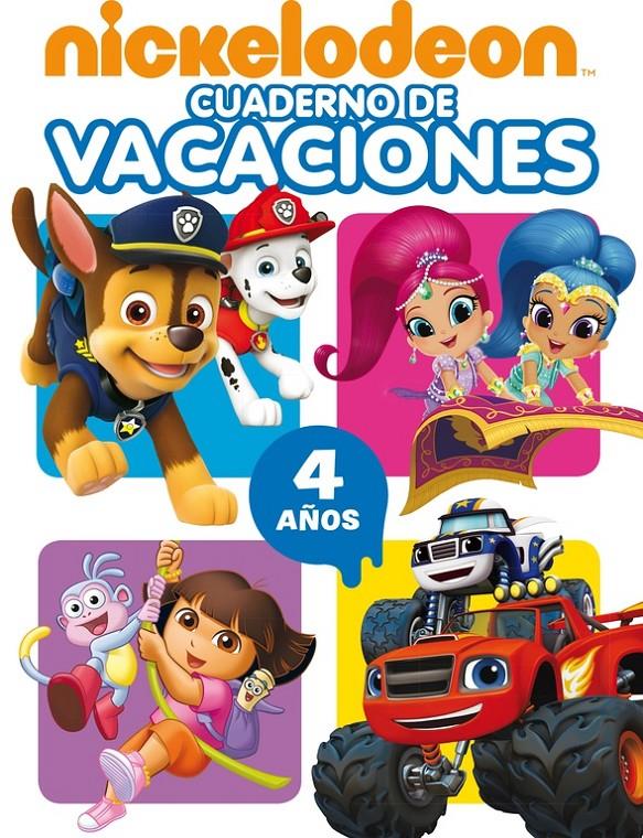 CUADERNO DE VACACIONES NICKELODEON. 4 AÑOS | 9788437201474 | NICKELODEON | Llibreria Ombra | Llibreria online de Rubí, Barcelona | Comprar llibres en català i castellà online