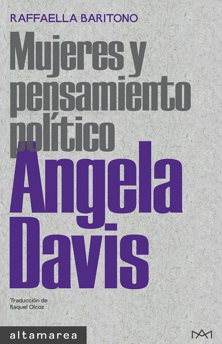 ANGELA DAVIS | 9788418481826 | BARITONO, RAFFAELLA | Llibreria Ombra | Llibreria online de Rubí, Barcelona | Comprar llibres en català i castellà online