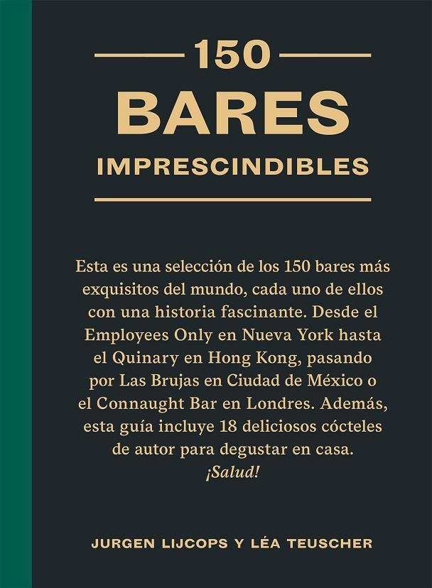 150 BARES IMPRESCINDIBLES | 9788419043450 | LIJCOPS, JURGEN | Llibreria Ombra | Llibreria online de Rubí, Barcelona | Comprar llibres en català i castellà online