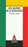 LOS VALORES DE LA EDUCACIÓN | 9788420761480 | CAMPS, VICTORIA | Llibreria Ombra | Llibreria online de Rubí, Barcelona | Comprar llibres en català i castellà online