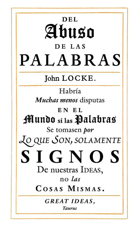 DEL ABUSO DE LAS PALABRAS (SERIE GREAT IDEAS 35) | 9788430616558 | JOHN LOCKE | Llibreria Ombra | Llibreria online de Rubí, Barcelona | Comprar llibres en català i castellà online