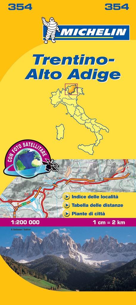 MAPA LOCAL TRENTINO, ALTO ADIGE | 9782067126626 | MICHELIN | Llibreria Ombra | Llibreria online de Rubí, Barcelona | Comprar llibres en català i castellà online