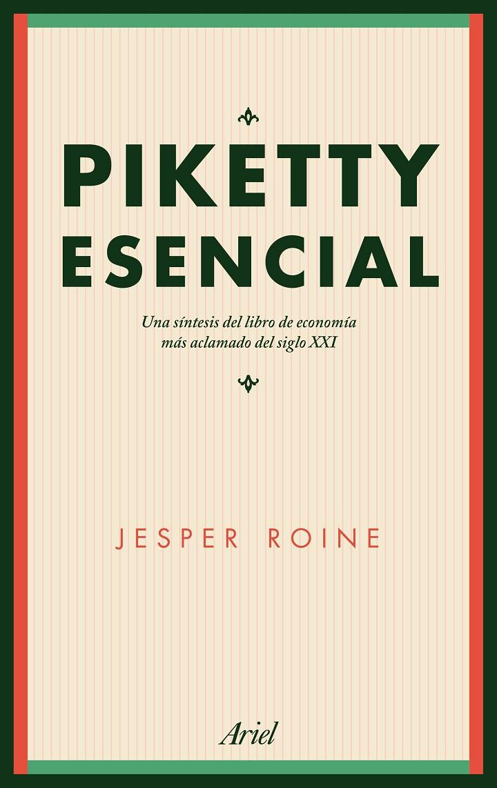 PIKETTY ESENCIAL | 9788434425620 | JESPER ROINE | Llibreria Ombra | Llibreria online de Rubí, Barcelona | Comprar llibres en català i castellà online