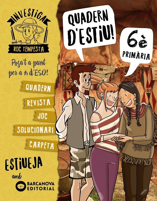 6È INVESTIGA AMB EN ROC TEMPESTA. QUADERN D'ESTIU  | 9788448944872 | MURILLO, NÚRIA/BARÓ, SANTI | Llibreria Ombra | Llibreria online de Rubí, Barcelona | Comprar llibres en català i castellà online