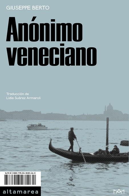 ANÓNIMO VENECIANO | 9788418481260 | BERTO, GIUSEPPE | Llibreria Ombra | Llibreria online de Rubí, Barcelona | Comprar llibres en català i castellà online