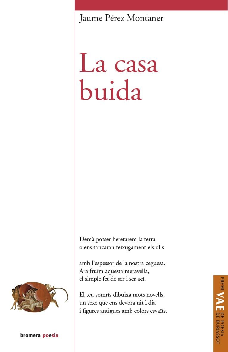 LA CASA BUIDA | 9788490261903 | JAUME PÉREZ MONTANER | Llibreria Ombra | Llibreria online de Rubí, Barcelona | Comprar llibres en català i castellà online