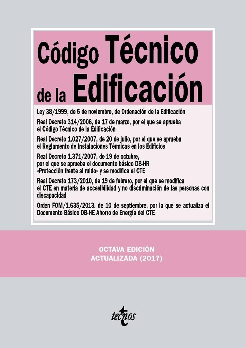 CÓDIGO TÉCNICO DE LA EDIFICACIÓN | 9788430971701 | EDITORIAL TECNOS | Llibreria Ombra | Llibreria online de Rubí, Barcelona | Comprar llibres en català i castellà online