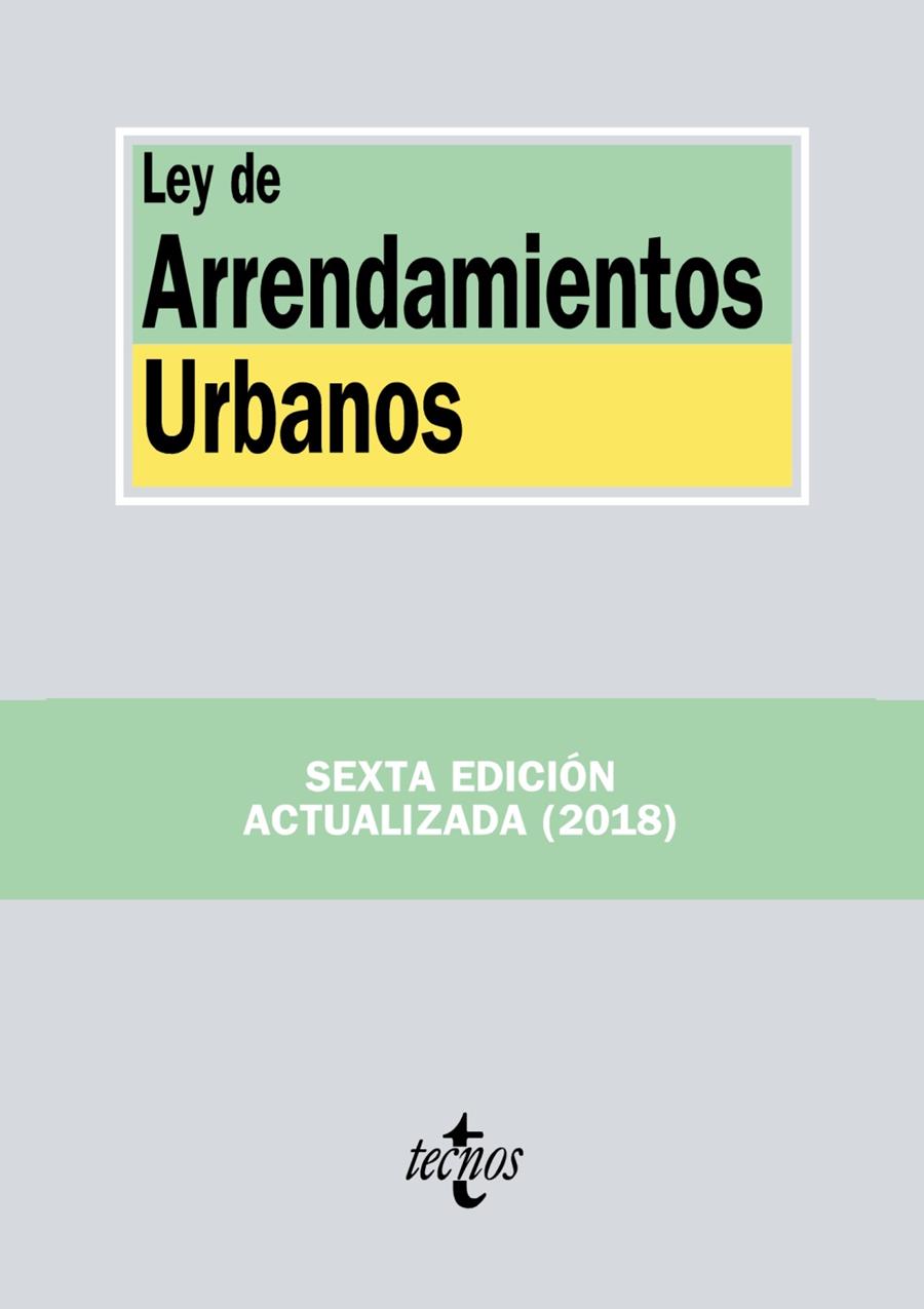 LEY DE ARRENDAMIENTOS URBANOS | 9788430974153 | EDITORIAL TECNOS | Llibreria Ombra | Llibreria online de Rubí, Barcelona | Comprar llibres en català i castellà online