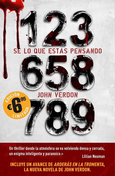 SÉ LO QUE ESTÁS PENSANDO | 9788416859160 | VERDON, JOHN | Llibreria Ombra | Llibreria online de Rubí, Barcelona | Comprar llibres en català i castellà online