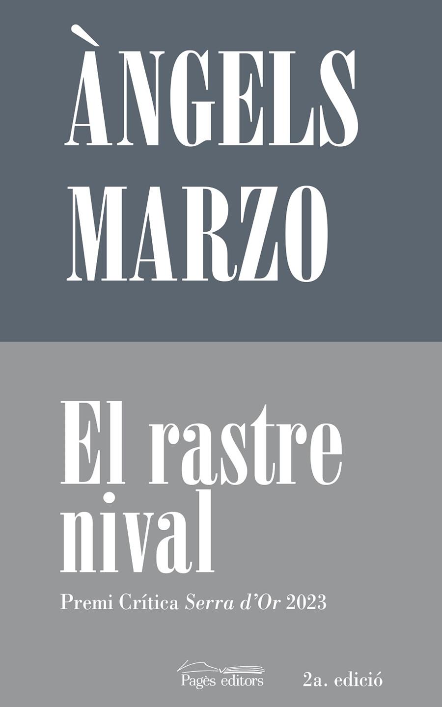 EL RASTRE NIVAL | 9788413033525 | MARZO TORRES, ÀNGELS | Llibreria Ombra | Llibreria online de Rubí, Barcelona | Comprar llibres en català i castellà online