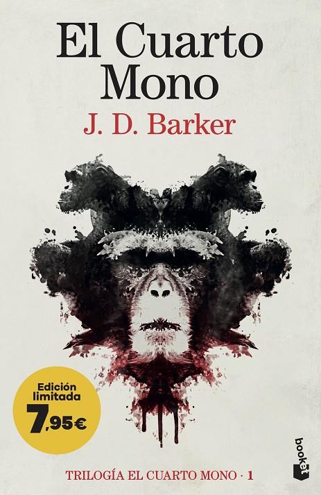 EL CUARTO MONO (TRILOGÍA EL CUARTO MONO 1) | 9788423365357 | BARKER, J.D. | Llibreria Ombra | Llibreria online de Rubí, Barcelona | Comprar llibres en català i castellà online