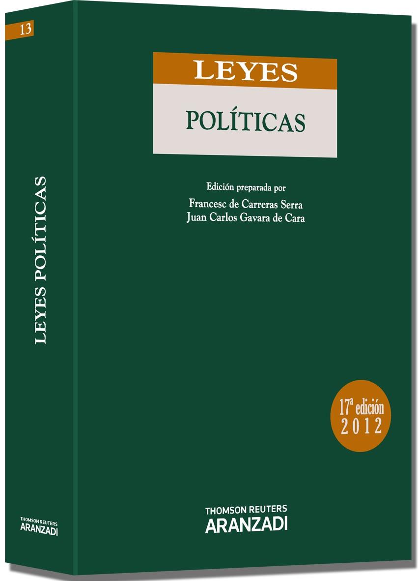 LEYES POLÍTICAS | 9788499039992 | DE CARRERAS SERRA, FRANCESC/GAVARA DE CARA, JUAN CARLOS | Llibreria Ombra | Llibreria online de Rubí, Barcelona | Comprar llibres en català i castellà online