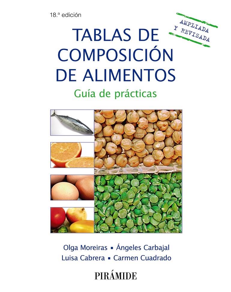 TABLAS DE COMPOSICIÓN DE ALIMENTOS | 9788436836233 | MOREIRAS TUNI, OLGA/CARBAJAL, ÁNGELES/CABRERA FORNEIRO, LUISA/CUADRADO VIVES, CARMEN | Llibreria Ombra | Llibreria online de Rubí, Barcelona | Comprar llibres en català i castellà online