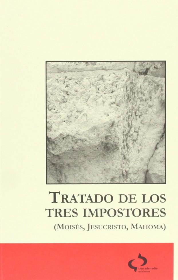 TRATADO DE LOS TRES IMPOSTORES (MOISÉS, JESUCRISTO, MAHOMA) | 9788493287375 | VARIOS | Llibreria Ombra | Llibreria online de Rubí, Barcelona | Comprar llibres en català i castellà online