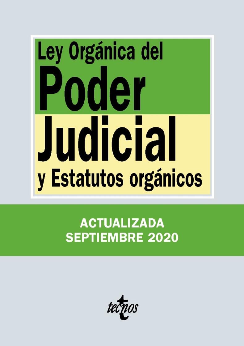 LEY ORGÁNICA DEL PODER JUDICIAL | 9788430980086 | EDITORIAL TECNOS | Llibreria Ombra | Llibreria online de Rubí, Barcelona | Comprar llibres en català i castellà online