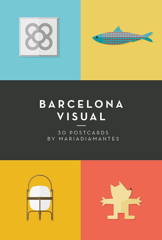 BARCELONA VISUAL 30 POSTCARDS | 9788415888871 | MARIADIAMANTES | Llibreria Ombra | Llibreria online de Rubí, Barcelona | Comprar llibres en català i castellà online