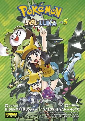 POKEMON SOL Y LUNA 05 | 9788467961980 | KUSAKA, HIDENORI/YAMAMOTO, SATOSHI | Llibreria Ombra | Llibreria online de Rubí, Barcelona | Comprar llibres en català i castellà online