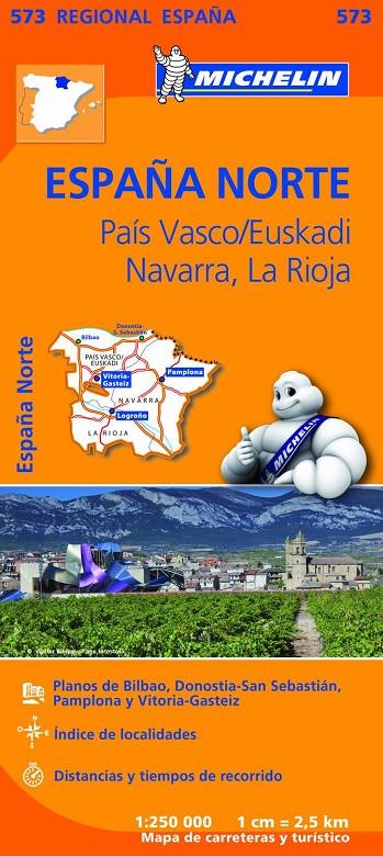 MAPA REGIONAL PAÍS VASCO/EUSKADI, NAVARRA, LA RIOJA | 9782067184206 | MICHELIN | Llibreria Ombra | Llibreria online de Rubí, Barcelona | Comprar llibres en català i castellà online