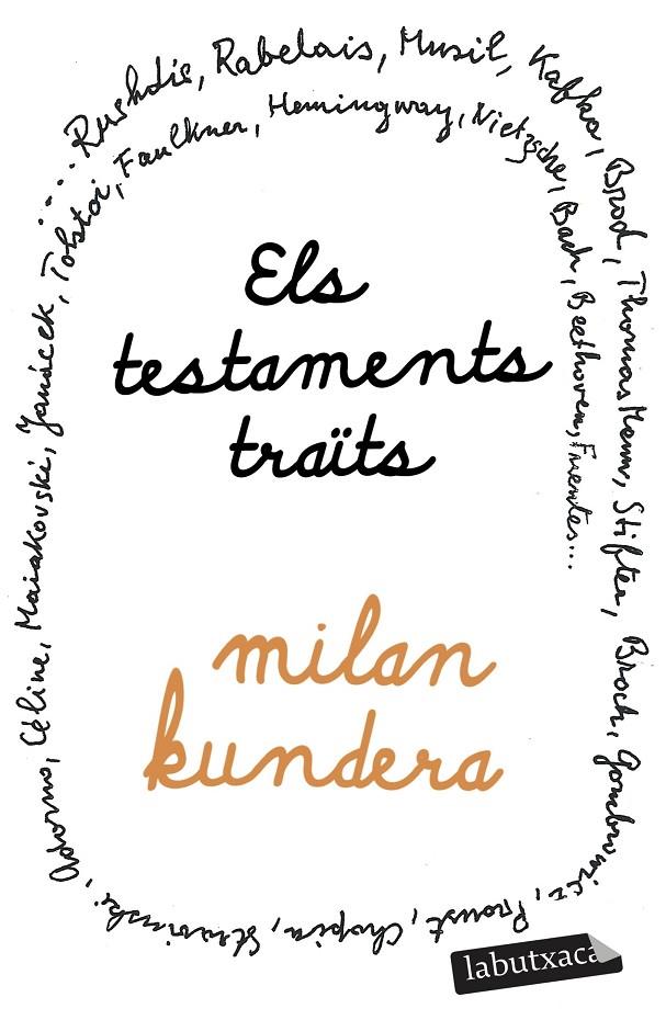 ELS TESTAMENTS TRAÏTS | 9788419971432 | KUNDERA, MILAN | Llibreria Ombra | Llibreria online de Rubí, Barcelona | Comprar llibres en català i castellà online