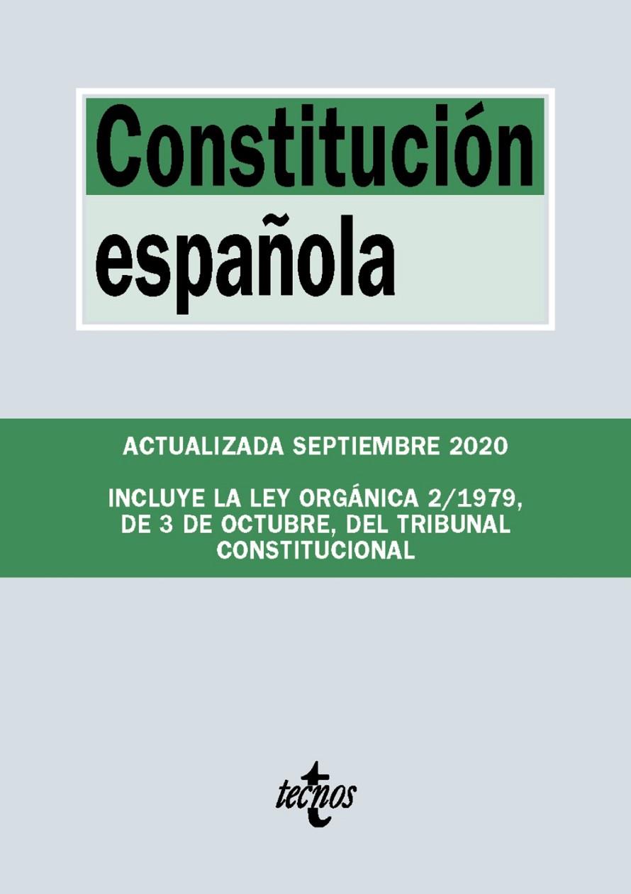 CONSTITUCIÓN ESPAÑOLA | 9788430980130 | EDITORIAL TECNOS | Llibreria Ombra | Llibreria online de Rubí, Barcelona | Comprar llibres en català i castellà online