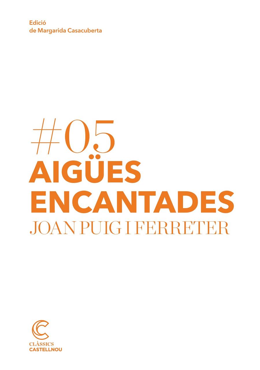 AIGÜES ENCANTADES | 9788498049954 | PUIG I FERRETER, JOAN | Llibreria Ombra | Llibreria online de Rubí, Barcelona | Comprar llibres en català i castellà online