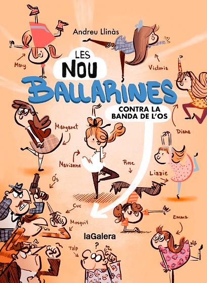 LES NOU BALLARINES 1. CONTRA LA BANDA DE L'OS | 9788424674465 | LLINÀS DURAN, ANDREU | Llibreria Ombra | Llibreria online de Rubí, Barcelona | Comprar llibres en català i castellà online