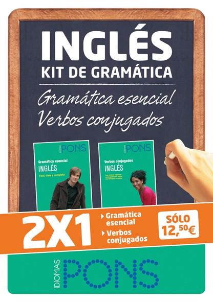 KIT DE GRAMÁTICA INGLÉS. GRAMÁTICA ESENCIAL + VERBOS CONJUGADOS | 9788484436447 | AA.VV | Llibreria Ombra | Llibreria online de Rubí, Barcelona | Comprar llibres en català i castellà online