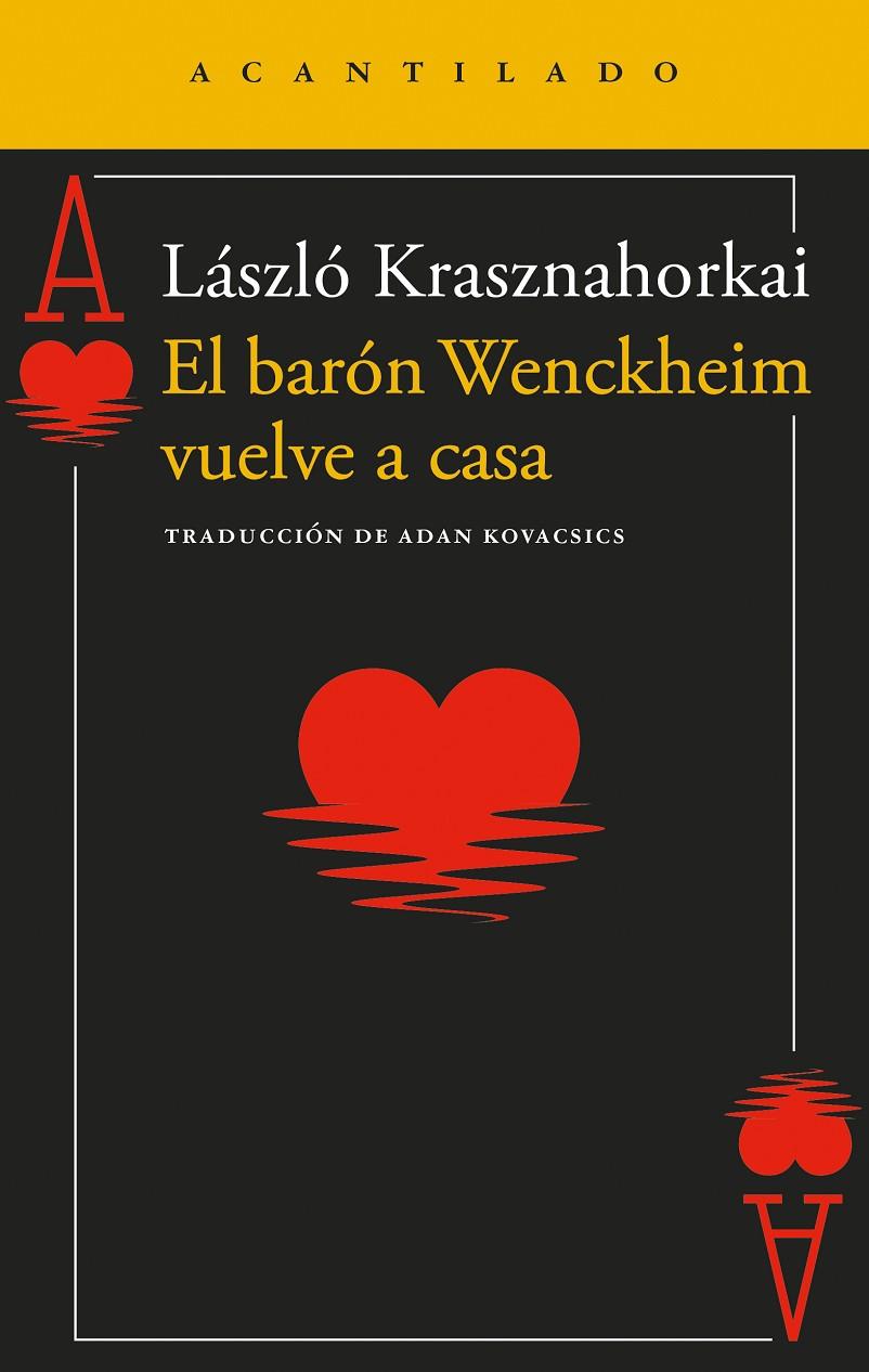 EL BARÓN WENCKHEIM VUELVE A CASA | 9788419958204 | KRASZNAHORKAI, LÁSZLÓ | Llibreria Ombra | Llibreria online de Rubí, Barcelona | Comprar llibres en català i castellà online